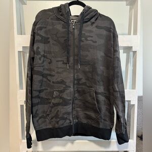 Fox Racing Slim Fit Full-Zip Hoodie Sweatshirt Men’s Size L – Black Camo